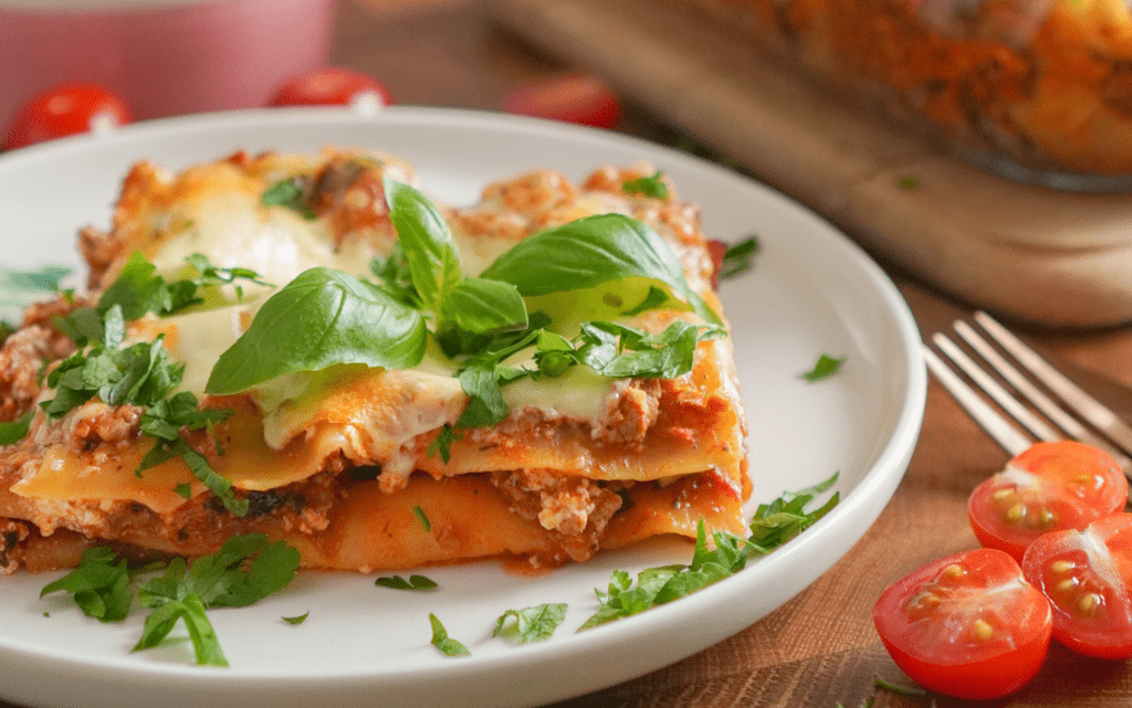 Lasagne of vegetarische lasagne voor een peuter