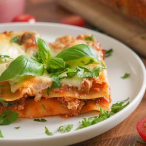 Lasagne of vegetarische lasagne voor een peuter